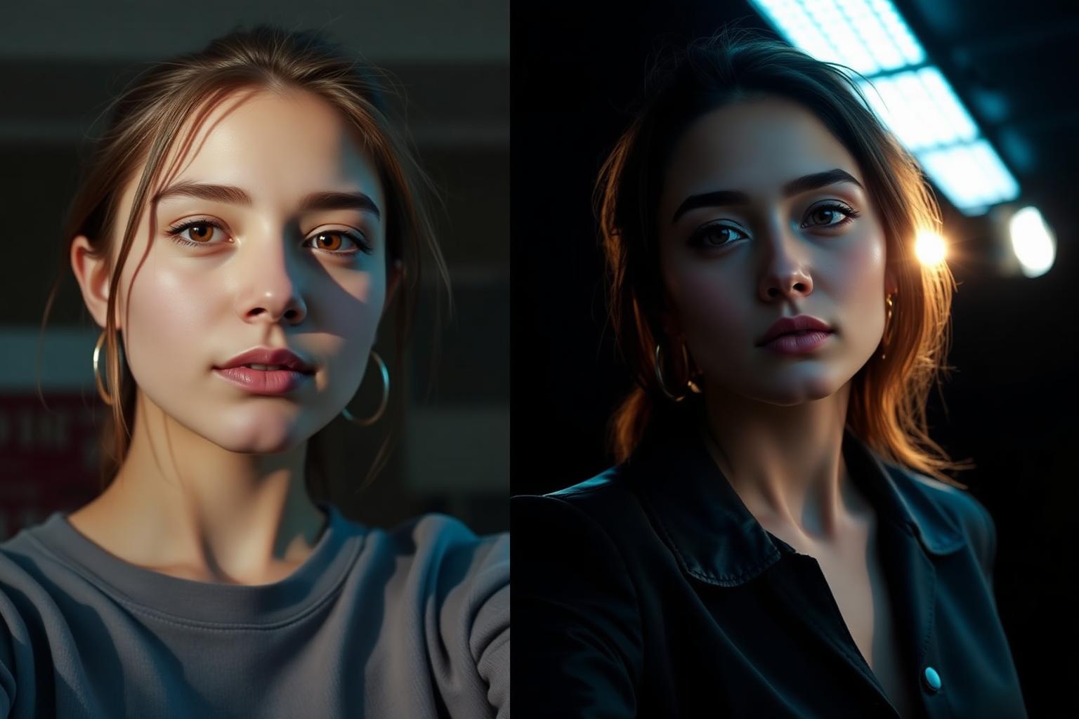 Real human face photo transformed into Seedance 2.0 AI video frame